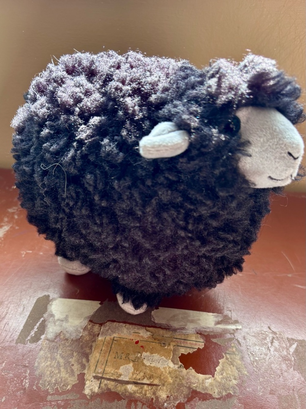 Jellycat| ‘Rolbie’ The Black Curly Sheep Plush Collectible Toy 9 x 5”